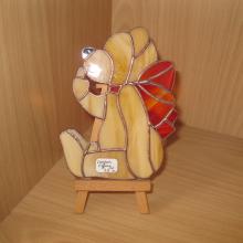 Ourson en vitrail tiffany